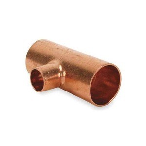 high quality OEM copper reducing tee