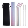 High quality pollution-free food grade 304 stainless steel straws suitable for bars or family gatherings