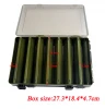 High Quality Portable Two Layers  Plastic Fishing Lure Tackle Box MB9319 14 Compartments Customizable Good Service