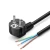 Import High quality retractable extension 3 pin ac power cord cable eu power cord plug for computer from China