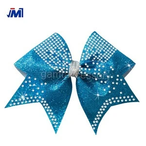 High Quality Shocking Glitter Cheer Bows For Cheerleading