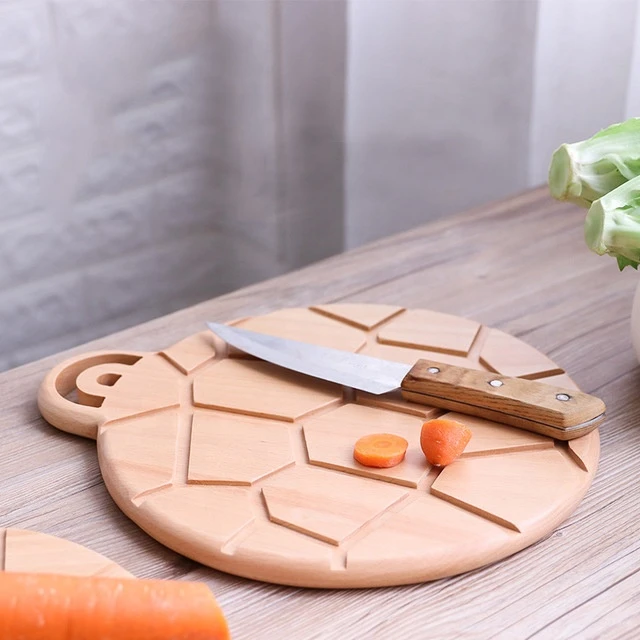 High Quality Solid Wooden Kitchen Chopping Blocks Beech Wood Cutting Boards