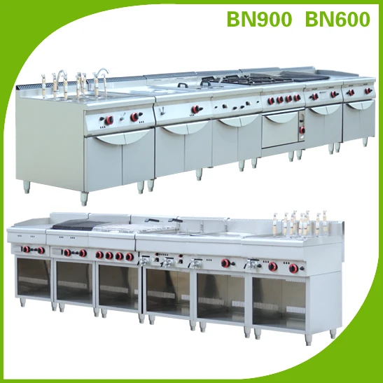 High Quality Stainless steel fast food restaurant equipment