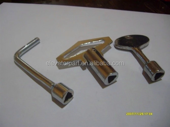 High quality Triangle Lock Key Triangle lock key for Mitsubishi Elevator parts