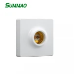 High Quality Universal Lamp Base Surfaced Conceal Install Bakelite E27 Wall Electric Lamp Holder