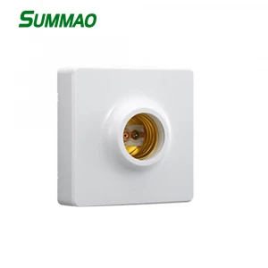 High Quality Universal Lamp Base Surfaced Conceal Install Bakelite E27 Wall Electric Lamp Holder