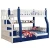 Import high quality wholesale double beds solid wooden girls pink bunk beds for kids from China