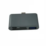 High Speed 4 in 1 USB Type C USB Card Reader OTG USB C HUB for Macbook
