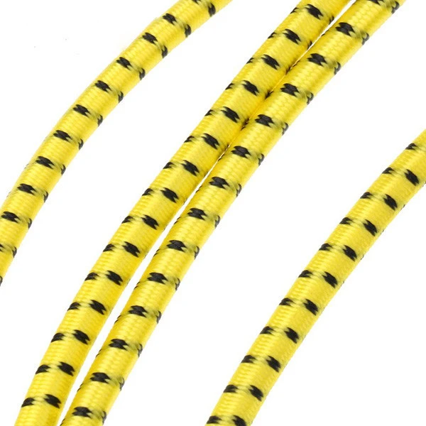High strength 8mm rubber bungee cords elastic cord speed cord with hook