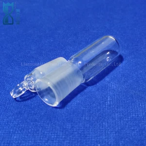 High temperature and corrosion resistant quartz glass test tube