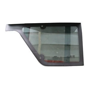 Hign quality excavator cabin door front windows tempered glass with customized size