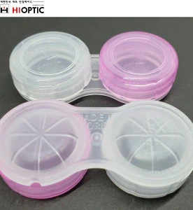 HIOPTIC Korea Contact Lens Case Plastic Soaking Container Colorful Fashion Case L2 00, L2 02