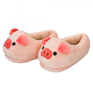 Home Plush Female Shoes Wholesale Anime Casual Indoor Warm Cute Pig Slippers For Women
