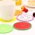 Import Hot Coaster Fruit Shape Silicone Cup Pad Slip Insulation Pad Cup Mat Pad Hot Drink Holder from China
