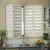 Import Hot sale adjustable customized colour unfinished interior wooden shutters from China
