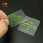 Hot Sale Customized Brand Name Logos Transparent Clear TPU Swimwear Soft Tags Garment Sew in Wash Care Printed Bikinis Labels