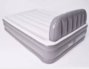 Hot sale dura-beam inflatable air mattress with headboard and built in pump inflatable air bed