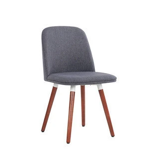 hot sale fabric seat beech legs hotel chair for living room