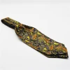 Hot sale halloween party accessories adult detachable polyester silk printing customized tie