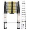 Hot sale leader aluminum telescopic extension portable step lidl telescopic ladder