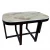 Import Hot sale marble top dining table and dining chair set save space for dining room from China
