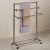 Import hot sale metal wall mounted hotel style bathroom vertical heated ladder towel rack from China