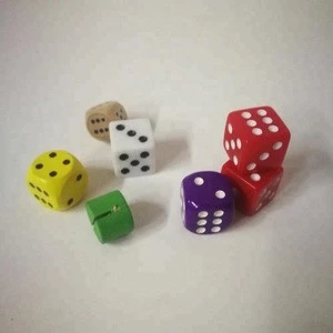Hot Sale Number Pieces/ Round-corner Acrylic Dice/ Plastic Game Pawns for Board Game