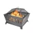 Import Hot Sale  outdoor bonfire With Mesh Cover Largewood burning outdoor patio cast iron fire pit for garden from China