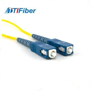 Hot sale SC to SC simplex single mode fiber optic patch cord