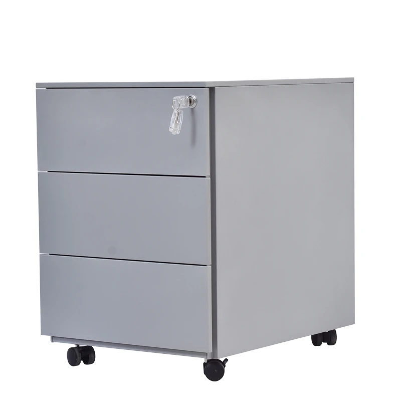Hot sale steel mobile office lockable filing cabinet storage movable drawers cabinet wholesale