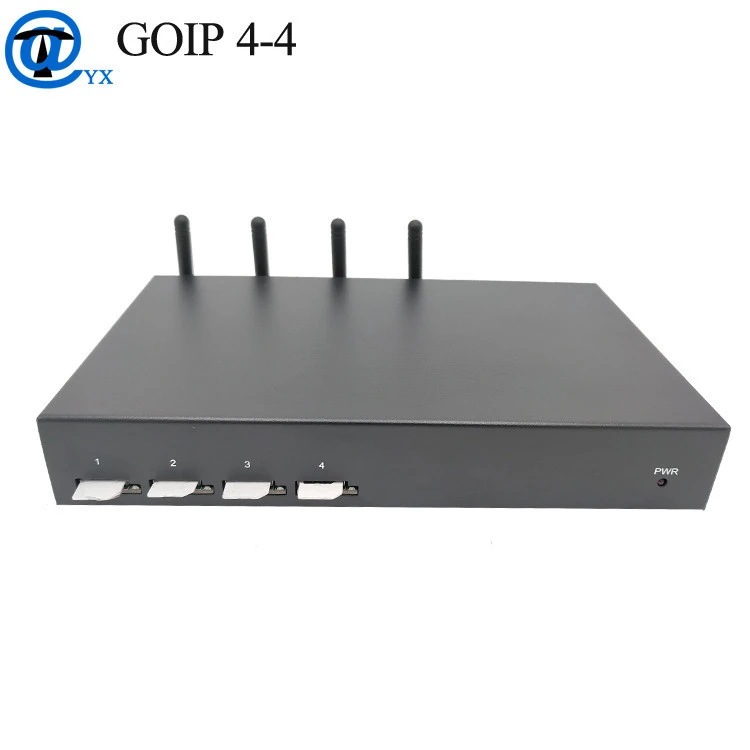 Hot Sale VOIP GSM Gateway 4-4(4 SIM Card 4 Channels) GSM Mobile Phone