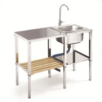 Hot Sale Wash Basin Sinks Single Bowl Stainless Steel  Kitchen Sink