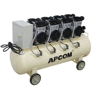 Hot sale!!!APCOM EX1500*4-160 6kw Oil-Free Air Compressors With 160 Litre Air Tank