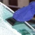 Hot sales plastic car ice scraper with glove