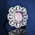 Import hot sell royal jewelry squared diamond ring from China