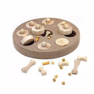 Hot Selling Educational Products for Dogs IQ Training Wood Toys for Smart Dogs Wooden Intelligence Toys Wholesale Supplies