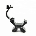 Hot selling high quality Single Hole Flashlight clamp clip Hunting Magnetic gun Mount Black MX01