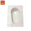 Hot selling high quality white solid ceramic toilet squatting pan without trapway