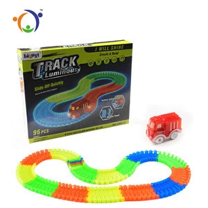 Hot Selling Magical Slot Car Luminous Race Track Toy For Wholesale