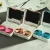Import Hot style mirror contact lens case simple square companion case compact portable cosmetic pupil care box from China