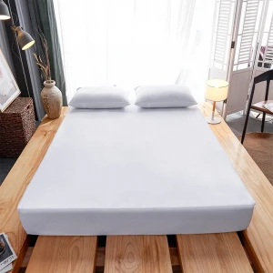 Hotel 100% Cotton Fitted Sheet bed cover Bedspread waterproof Mattress protector