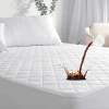 Hotel portable bed bamboo terry 100%  waterproof mattress protector cover