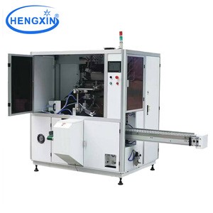 HS-VR12UV factory supply single color fully automatic disposable syringes barrel screen printing machine