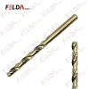 HSS Twist Drill Bits Fully Ground DIN338 Gold Finishing for Stainless Steel 135 degree split point Cobalt drill bits
