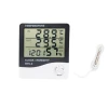 HTC-2 Multi Indoor Outdoor LCD Electronic Temperature Humidity Meter Digital Thermometer Hygrometer with Weather Station Alarm
