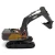 Import HuiNa 1592 Metal Alloy RC Excavator truck car 2.4G 1:14 22ch Rc Construction vehicle from China