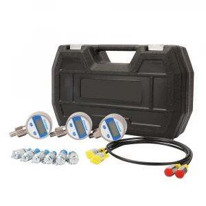 Hydraulic digital Pressure Gauge test kit hose pressure test tool kit with digital pressure gauge