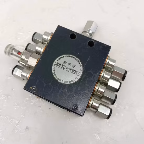 Hydraulic Distribution Valve 7jpq-M1-0 Grease Distributor Block Grease Dispenser Automatic Progressive Distributor
