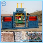 Hydraulic textile baling press machine