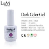 ibdgel transparent dark color soak off uv gel nail polish clear color paint for summer